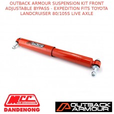 OUTBACK ARMOUR SUSP KIT FRONT ADJ BYPASS EXPD FITS TOYOTA LC 80/105S LIVE AXLE